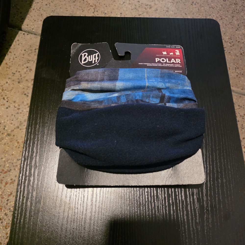 Buff Junior Polar Fleece Multifunctional Neckwear Neck G-Scale Blue NWT